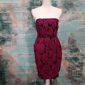 Shoshanna Silk Strapless Wrap Dress Size 6